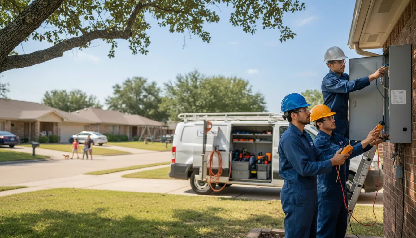 Certified electrician providing emergency electrical services in Byhalia, MS